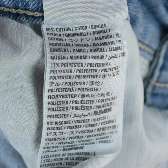 ABERCROMBIE & FITCH || Women's Patchwork Skinny Jeans Light Wash Size 6 (28) - Picture 12 of 12